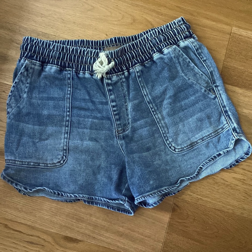 Denim shorts